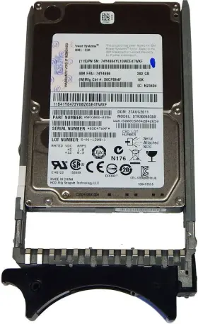 00E6164 IBM 283GB 10K SFF-1 2.5in SAS Hard Drive 74Y9258 (image for) 00E6164 IBM 283GB 10K SFF-1 2.5in SAS Hard Drive 74Y9258