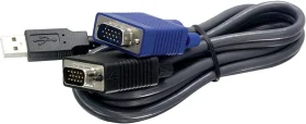 TK-CU06 TRENDnet 2-in-1 USB VGA 1.8M KVM Cable (image for) TK-CU06 TRENDnet 2-in-1 USB VGA 1.8M KVM Cable