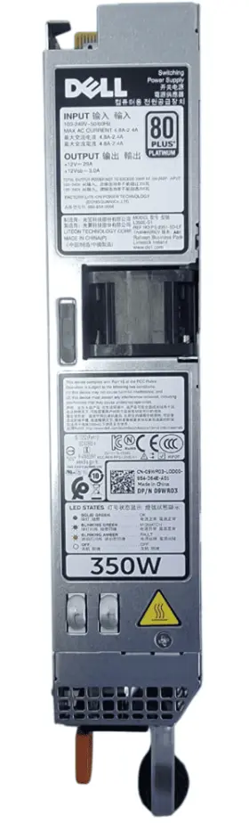2GT47 Dell PowerEdge R320/R420 350W Redundant Power Supply (image for) 2GT47 Dell PowerEdge R320/R420 350W Redundant Power Supply