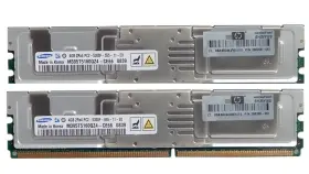 397415-B21 HP 8GB (2x4GB) PC2-5300 SDRAM Memory Module Kit (image for) 397415-B21 HP 8GB (2x4GB) PC2-5300 SDRAM Memory Module Kit