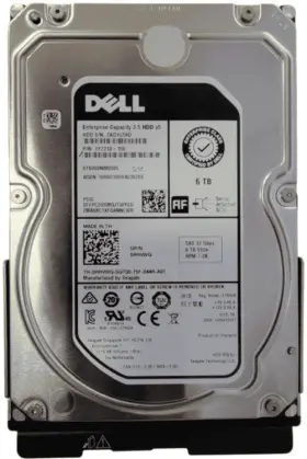 3PRF0 Dell 6TB 12G 7.2K 3.5in SAS Hard Drive w/ 063T9G Tray (image for) 3PRF0 Dell 6TB 12G 7.2K 3.5in SAS Hard Drive w/ 063T9G Tray