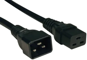 C19-C20 Tripp Lite Heavy-Duty Power Extension Cord for Servers (image for) C19-C20 Tripp Lite Heavy-Duty Power Extension Cord for Servers