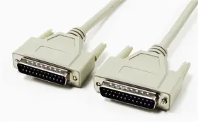 RS-232 SERIAL CABLE DB25 MALE TO DB25 MALE-2M (image for) RS-232 SERIAL CABLE DB25 MALE TO DB25 MALE-2M