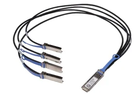 Dell QSFP to 4x SFP Breakout Cable 1M -TCPM2 (image for) Dell QSFP to 4x SFP Breakout Cable 1M -TCPM2