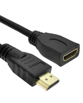 TKMRTAE-CABLE HDMI M to F Extension 30cm Cable-Black (image for) TKMRTAE-CABLE HDMI M to F Extension 30cm Cable-Black