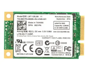 LMT-128L9M-11 Liteon mSATA 128GB SSD (image for) LMT-128L9M-11 Liteon mSATA 128GB SSD