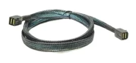 RHS36-0879-A4R Amphenol Mini-SAS HD-SFF-8643 to SFF-8643 cable (image for) RHS36-0879-A4R Amphenol Mini-SAS HD-SFF-8643 to SFF-8643 cable